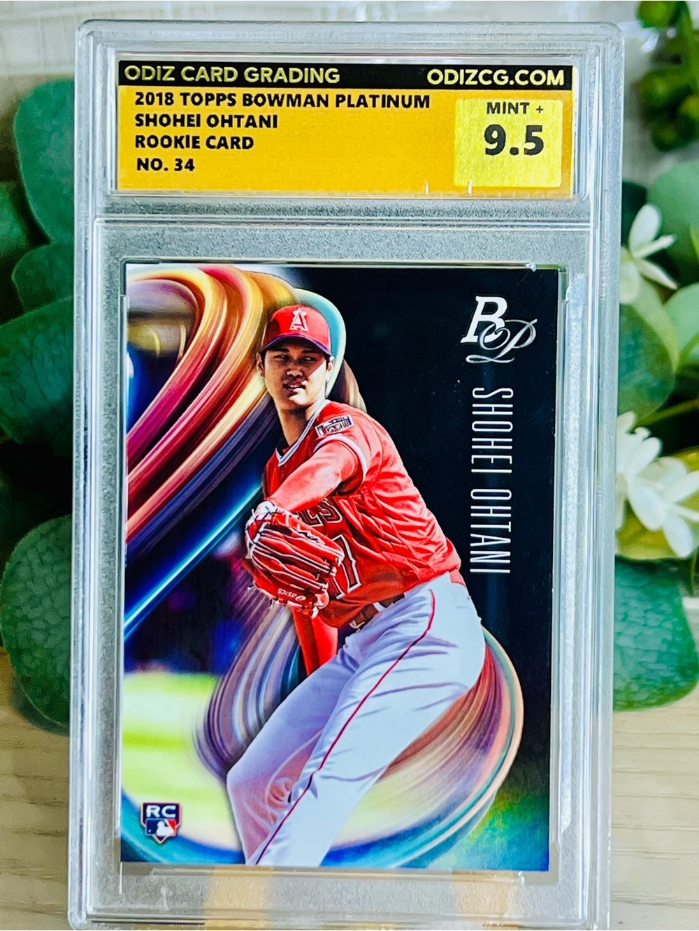 Shohei Ohtani Topps Platinum Rookie Card 9.5